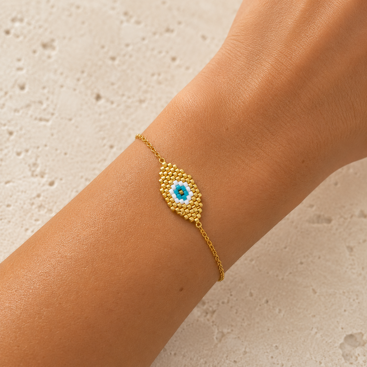Evil Eye Handwoven Bracelet
