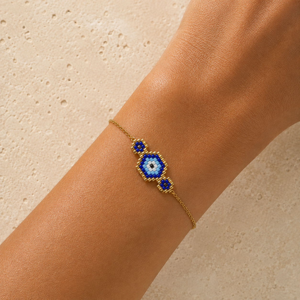 Evil Eye Handwoven Bracelet