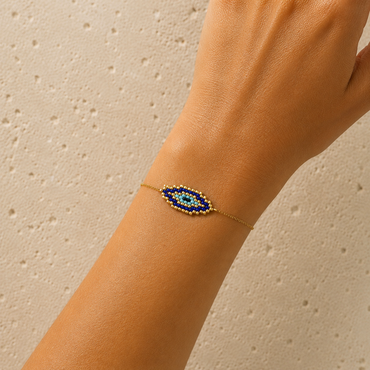 Evil Eye Handwoven Bracelet