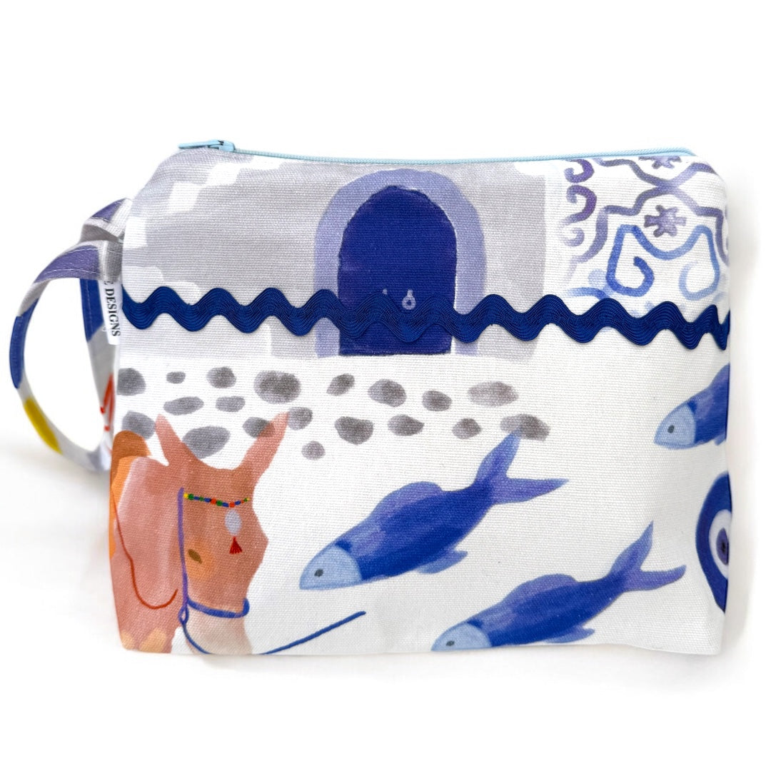 Mykonos Clutch/Cosmetic Bag