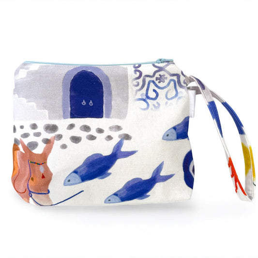 Mykonos Clutch/Cosmetic Bag