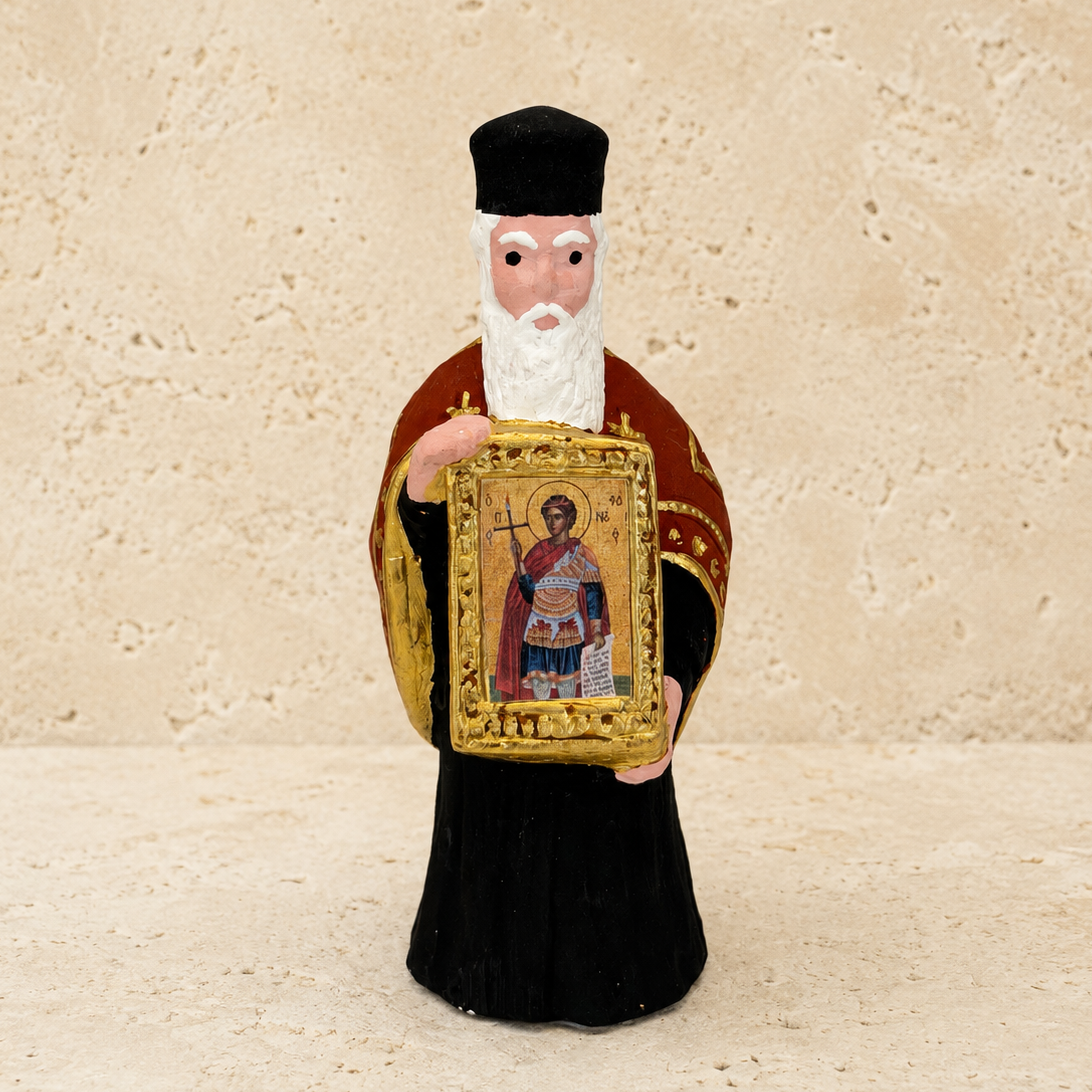 Priest Icon Ornament - Saint Fanouris