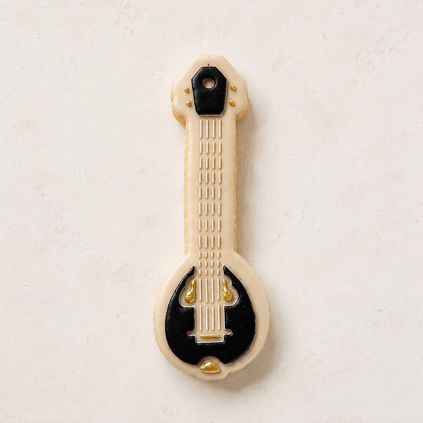 Bouzouki Sugar Cookie - Black & Gold