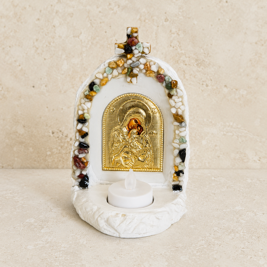Ceramic Icon Alter Gemstone Chip