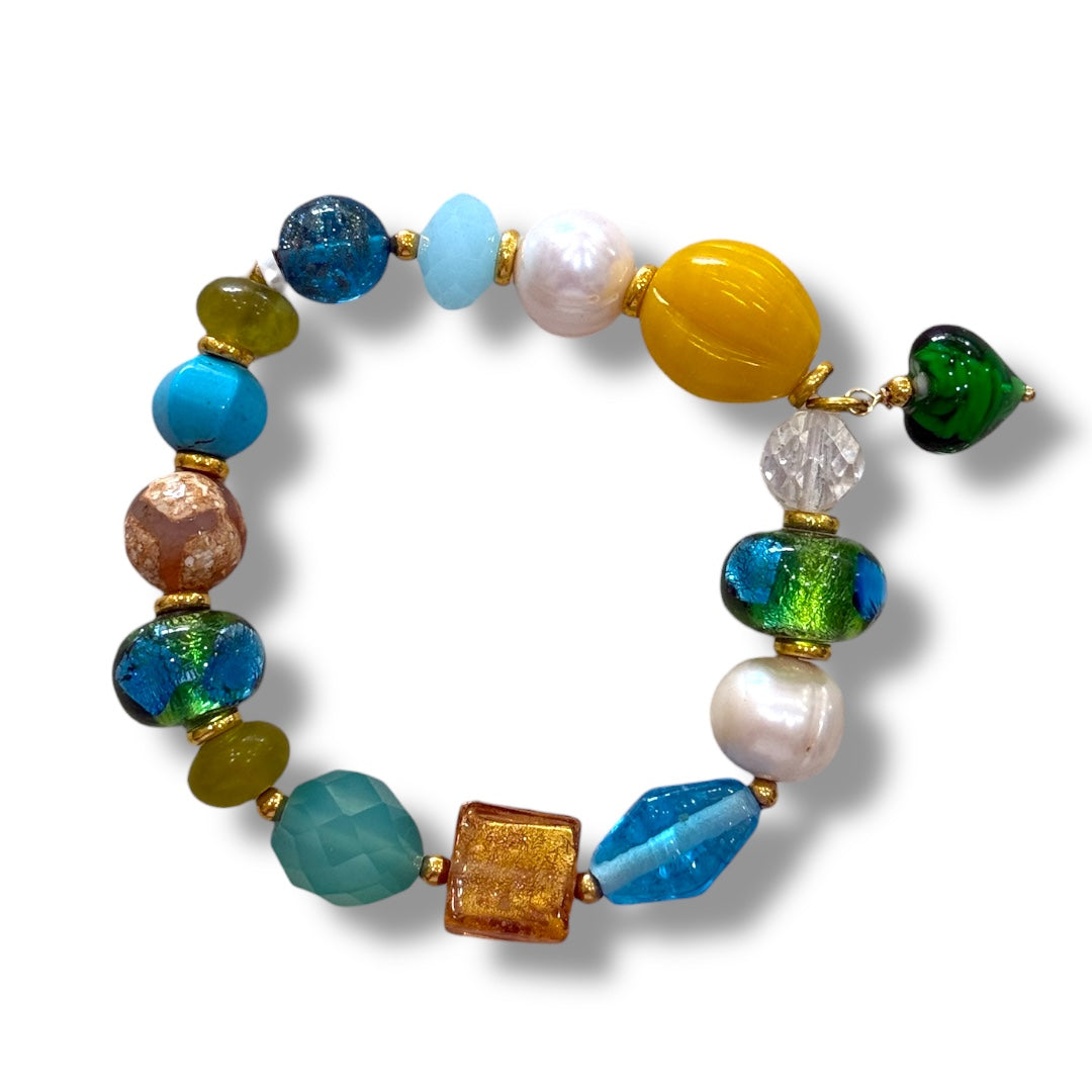 Gemstone Beaded Bracelet
