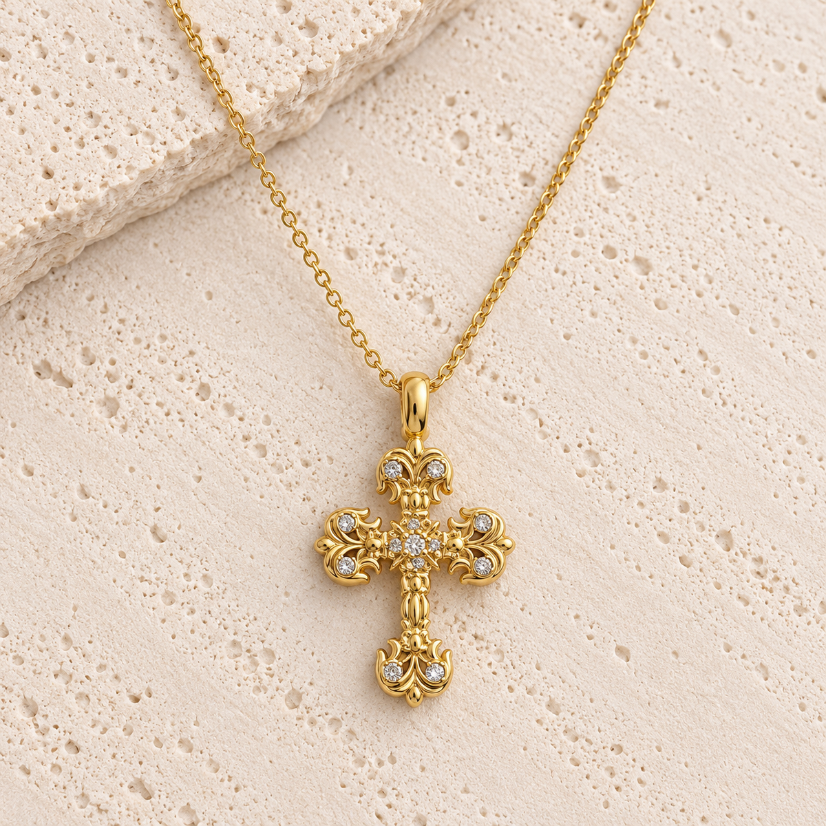 Heirloom Cross Necklace