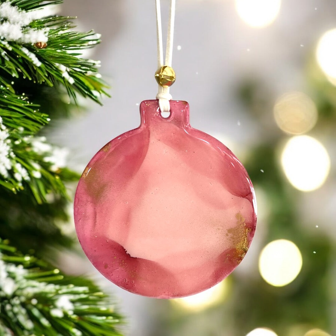 Pink Resin Bauble