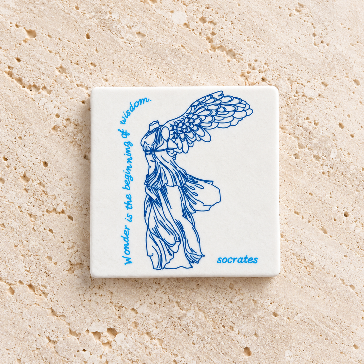 Socrates Marble Coaster