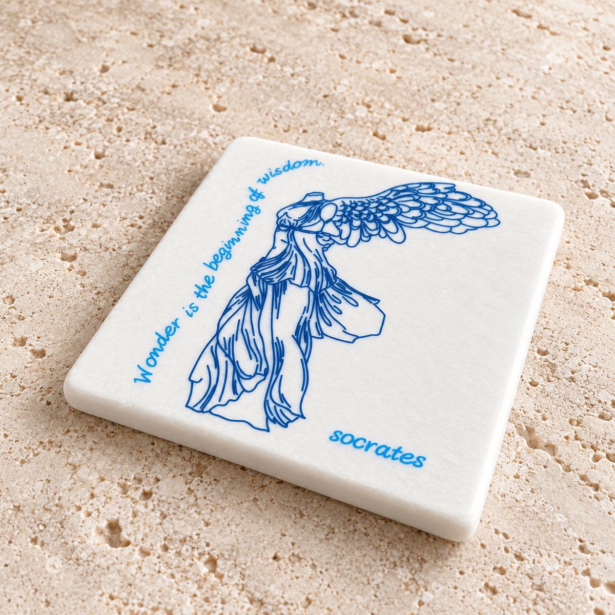 Socrates Marble Coaster