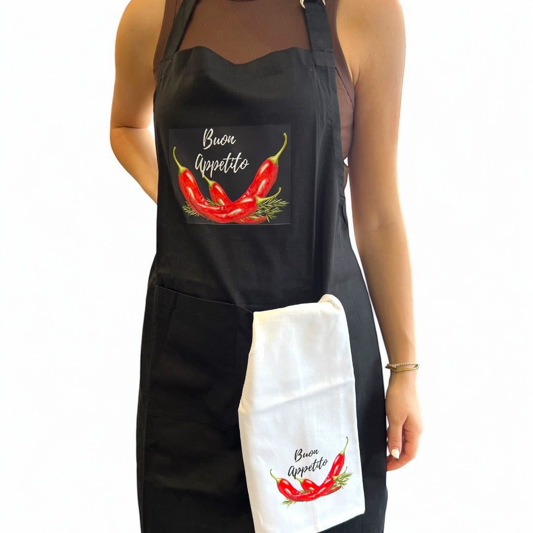 Bon Appetite Chilli Cooking Apron