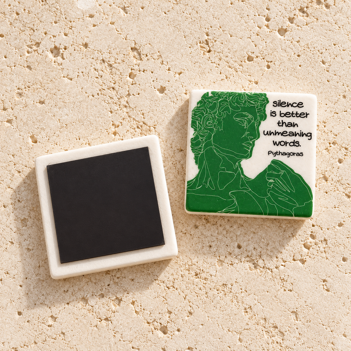 Pythagoras Marble Magnet
