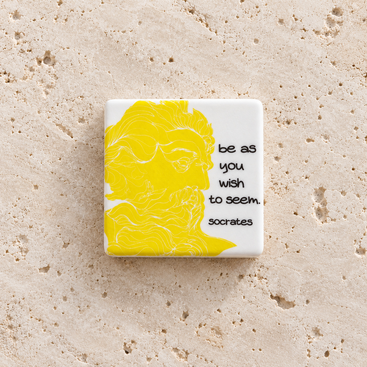 Socrates Marble Magnet