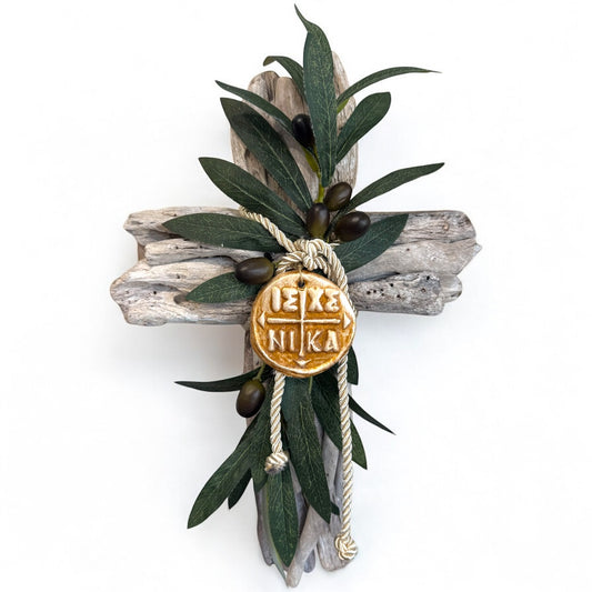 Driftwood Olive Nika Cross