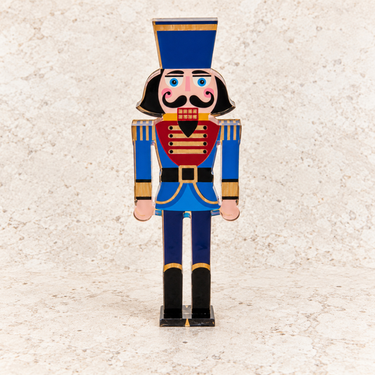 Mini Nutcracker Figurine Blue