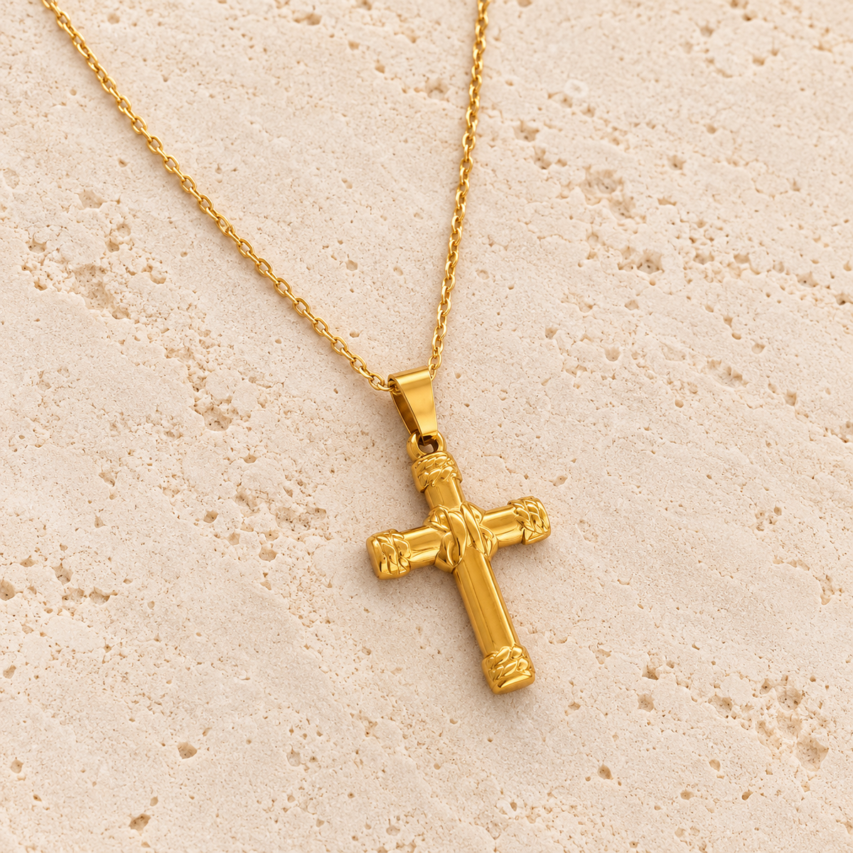 Stainless Steel Cross Necklace