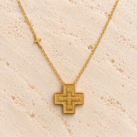 Stainless Steel Gold NIKA Necklace