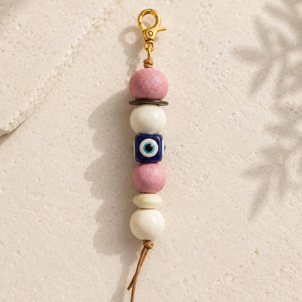 Beaded Keyring / Bag Charm