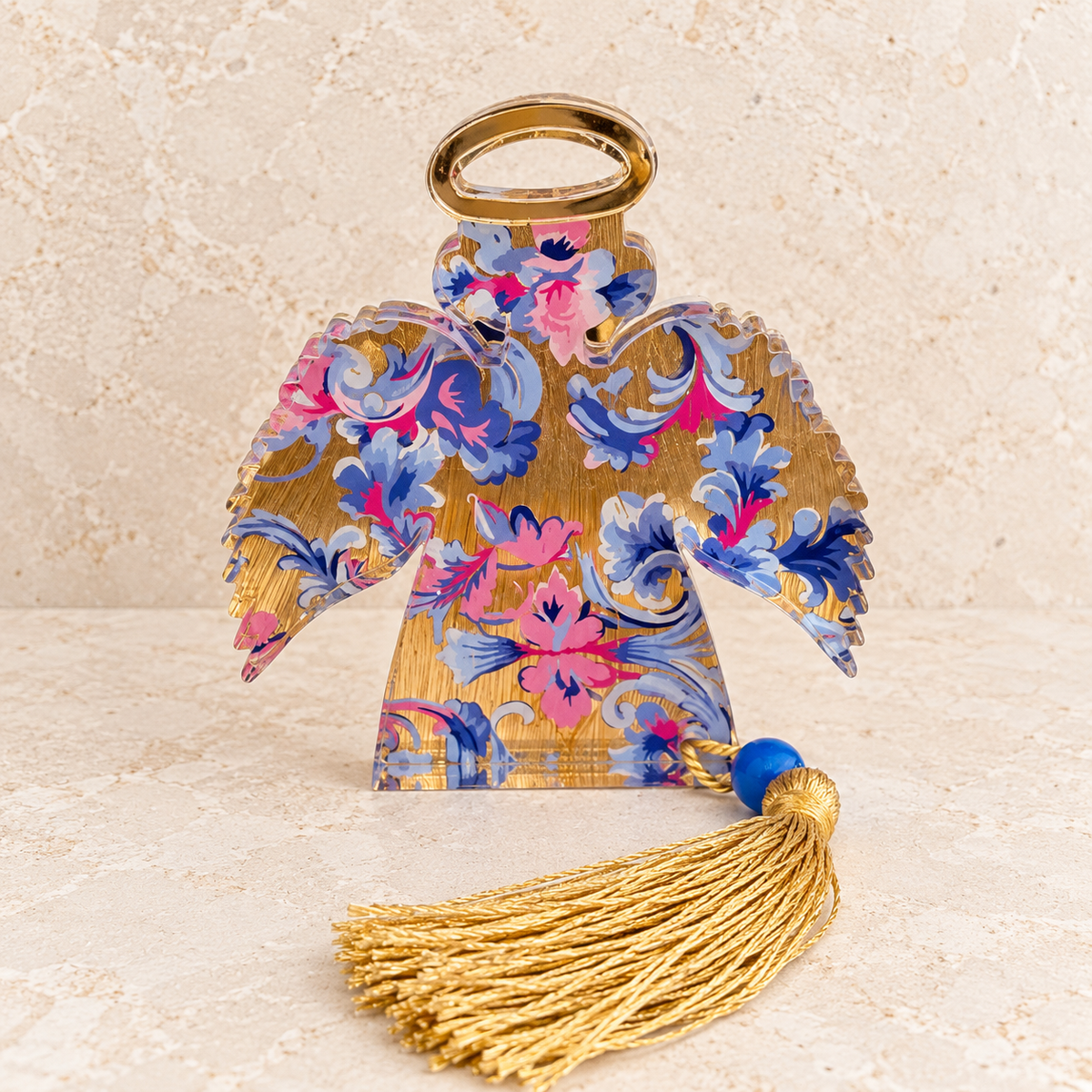 Floral Angel Ornament
