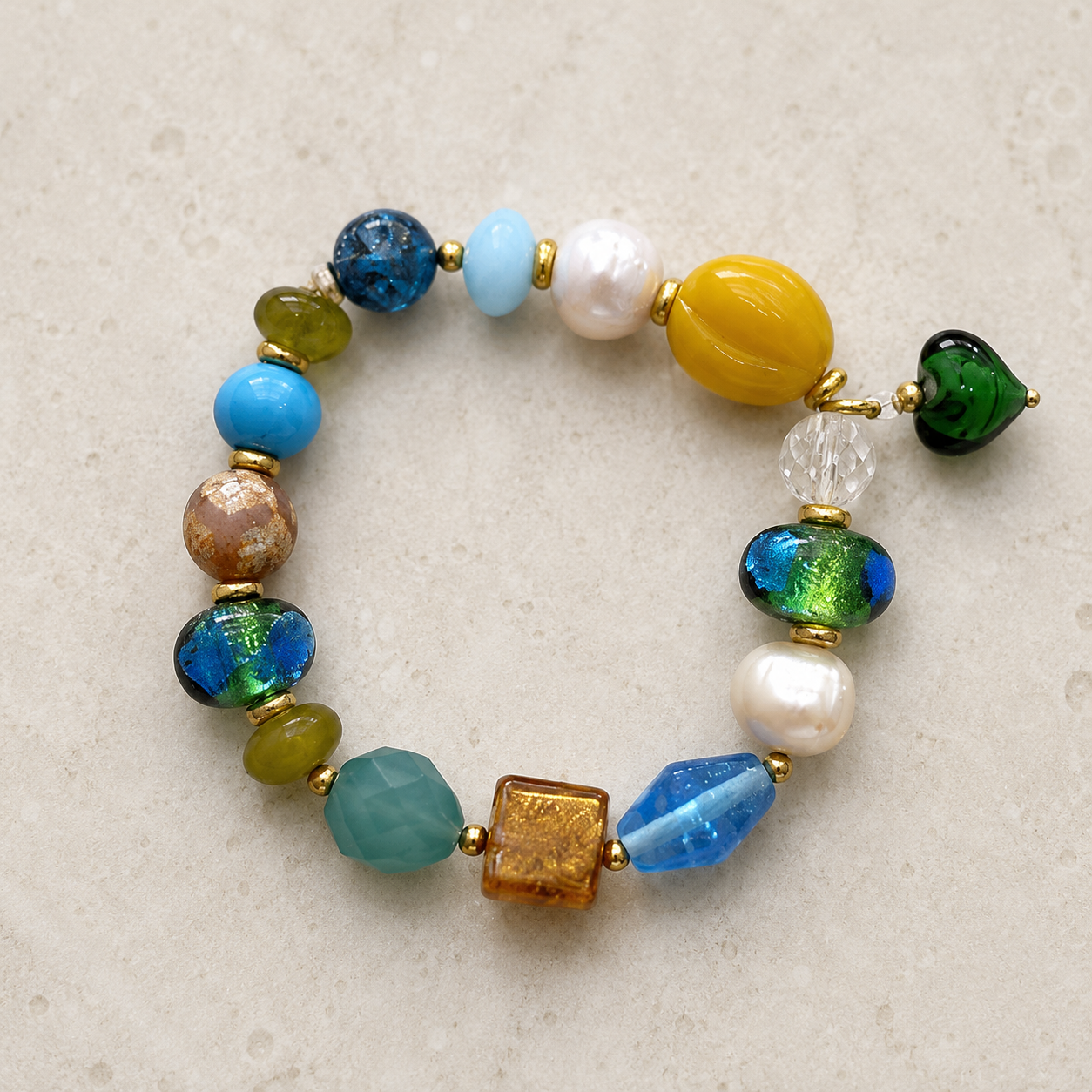 Gemstone Beaded Bracelet