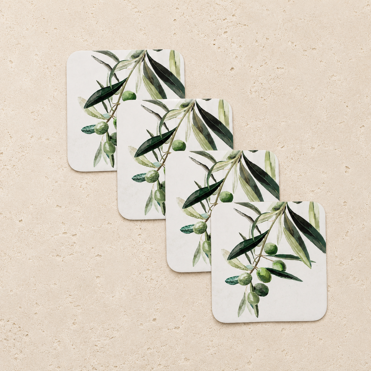 Olive Branch Cork Coaster’s