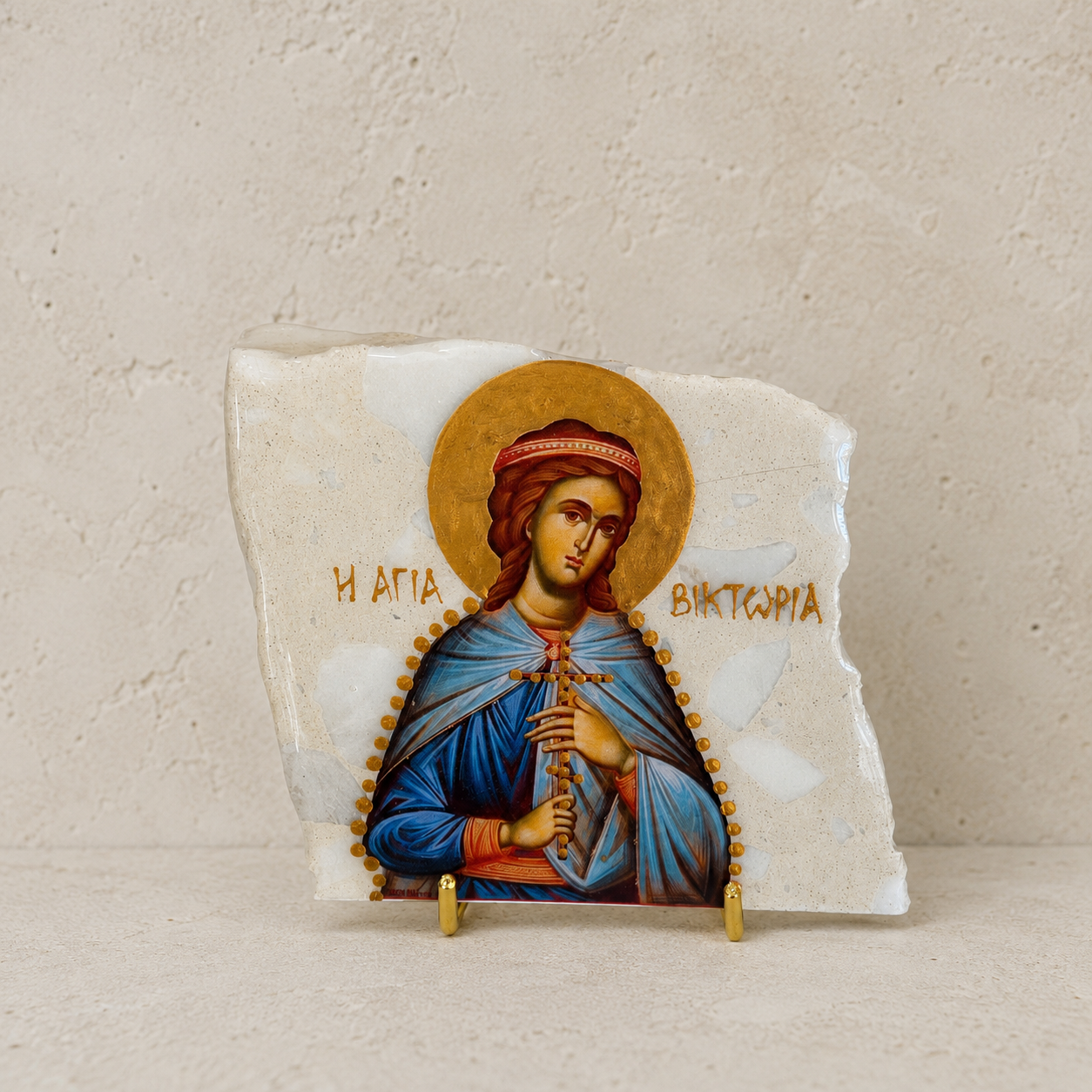 Saint Victoria Terrazzo Icon