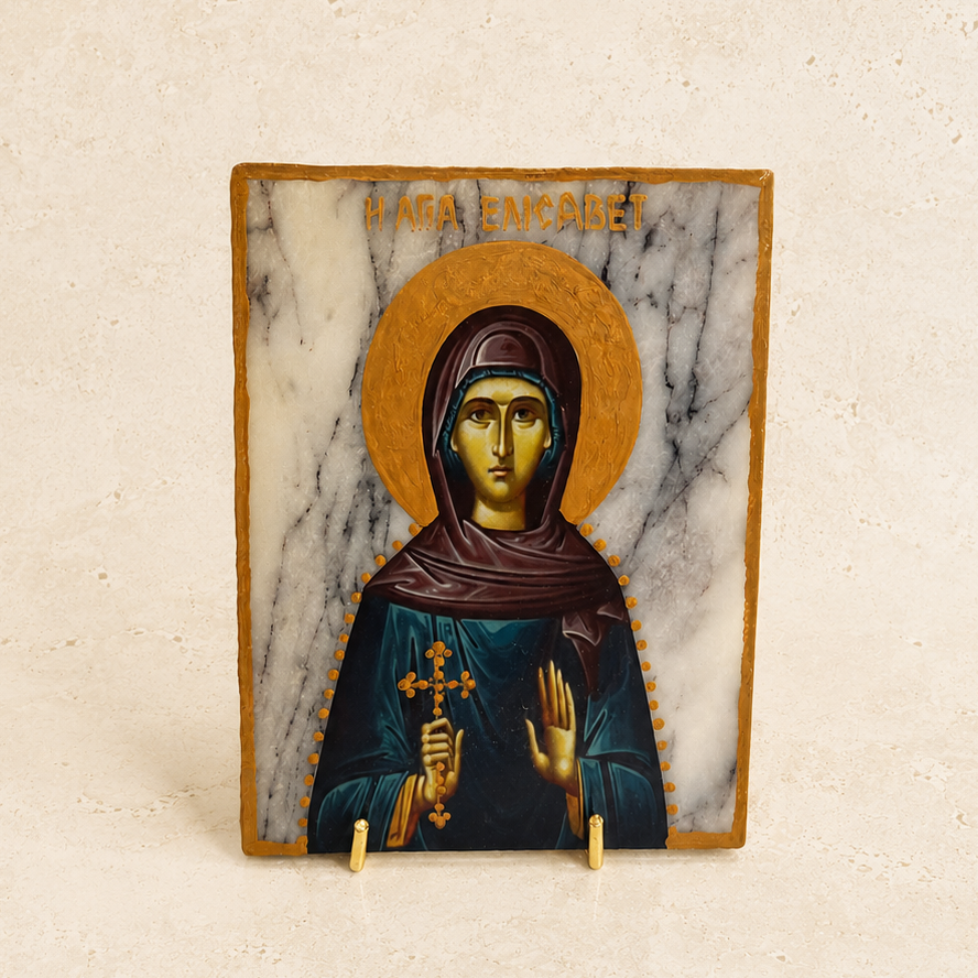 Saint Elizabeth On Marble