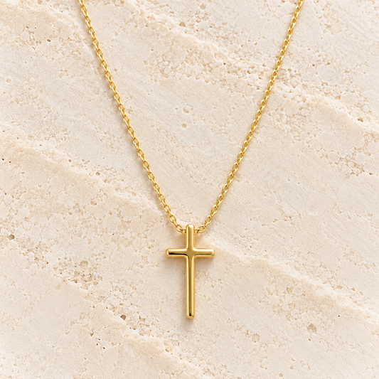 Hope Cross Gold Necklace