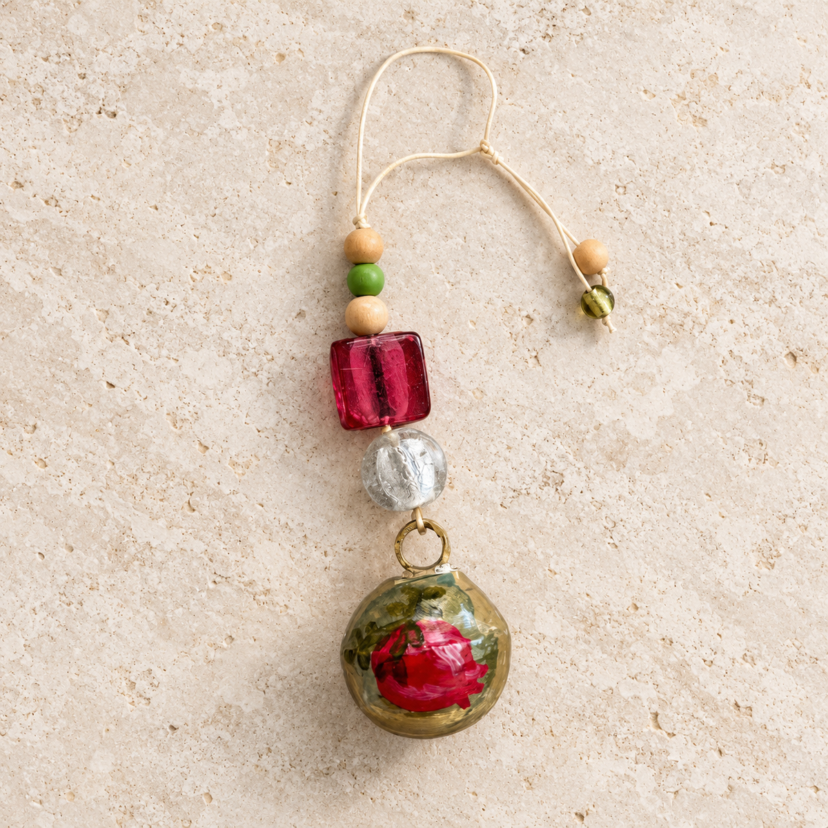 Pomegranate Festive Bell Ornament
