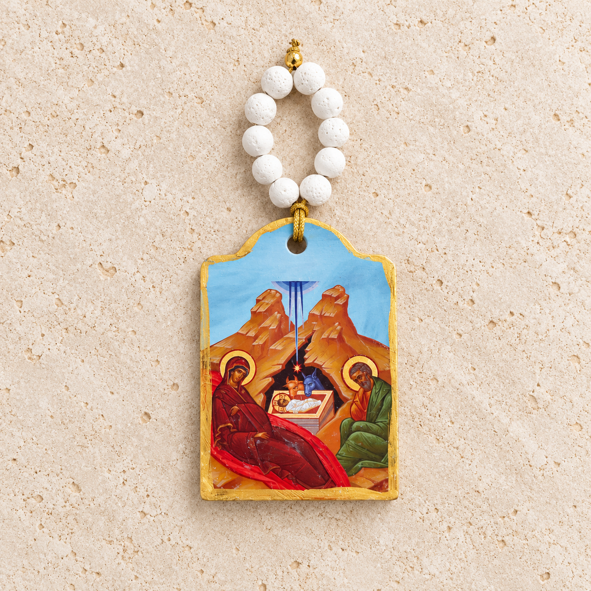 Christmas Nativity Ceramic Icon