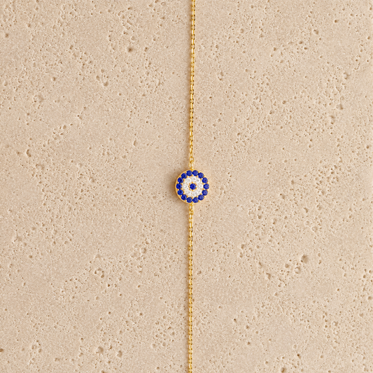 Evil Eye Gold Bracelet