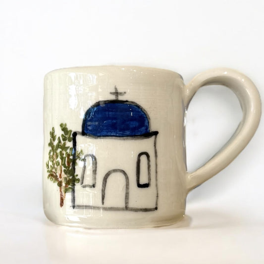 Handmade Ceramic Church Mug