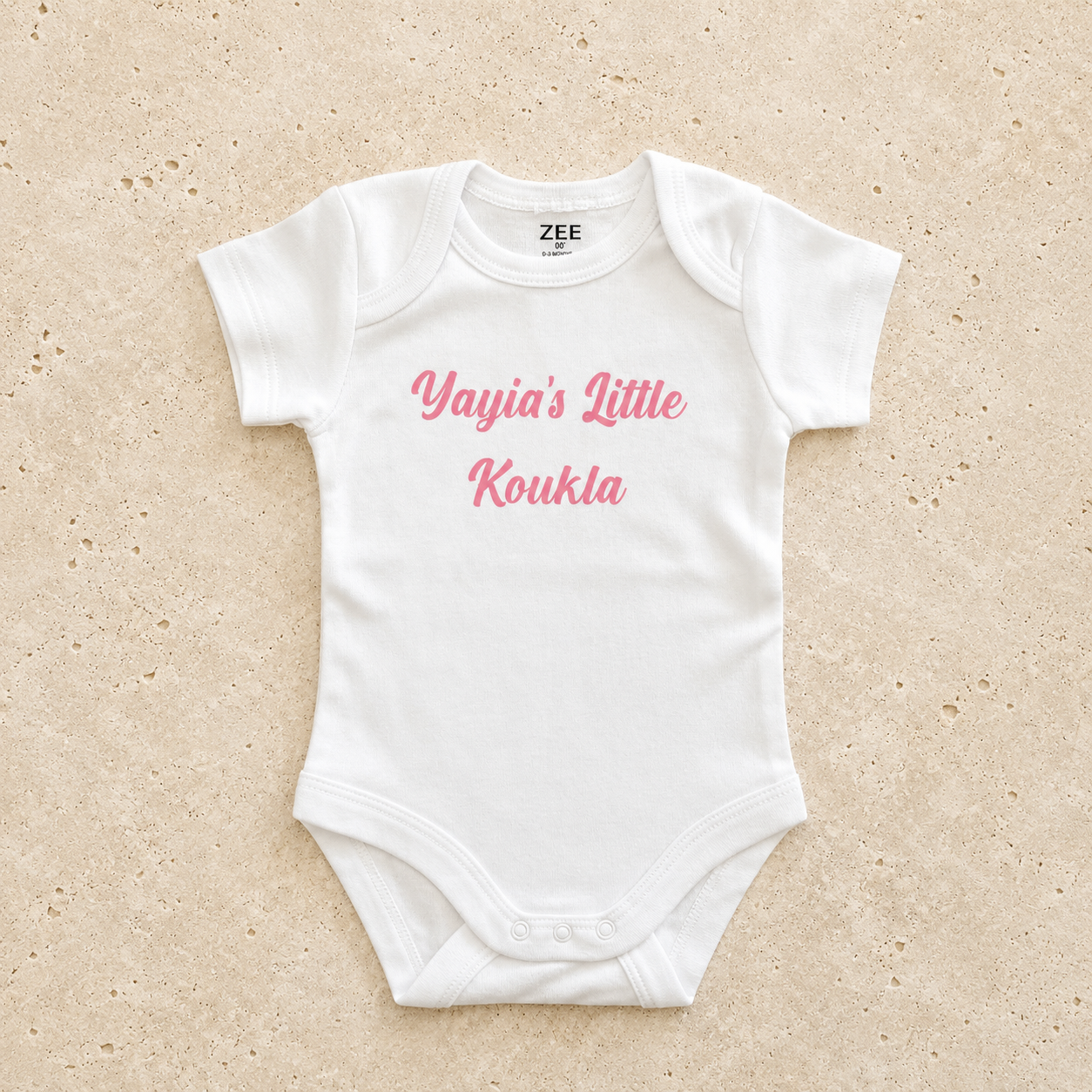 Yayia’s Little Koukla Baby Onesie