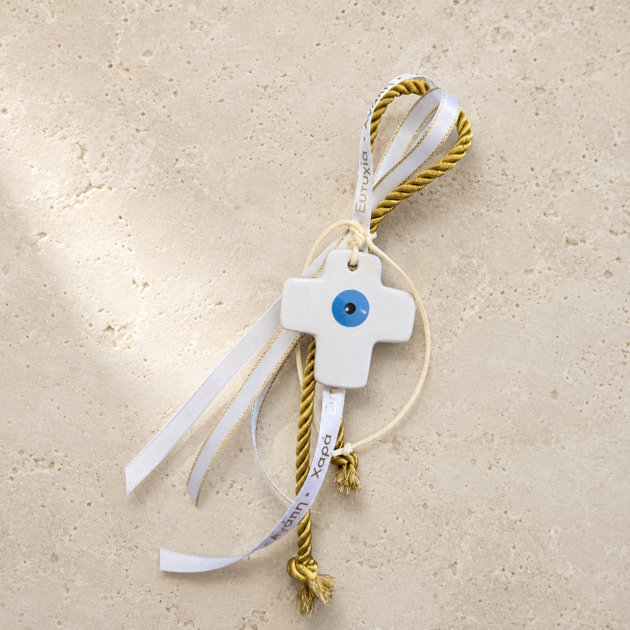 Mati Cross Ornament Gold