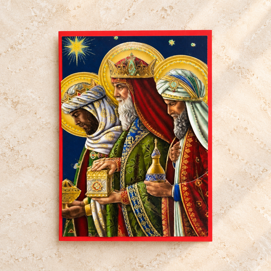Three Wise Men Christmas Card