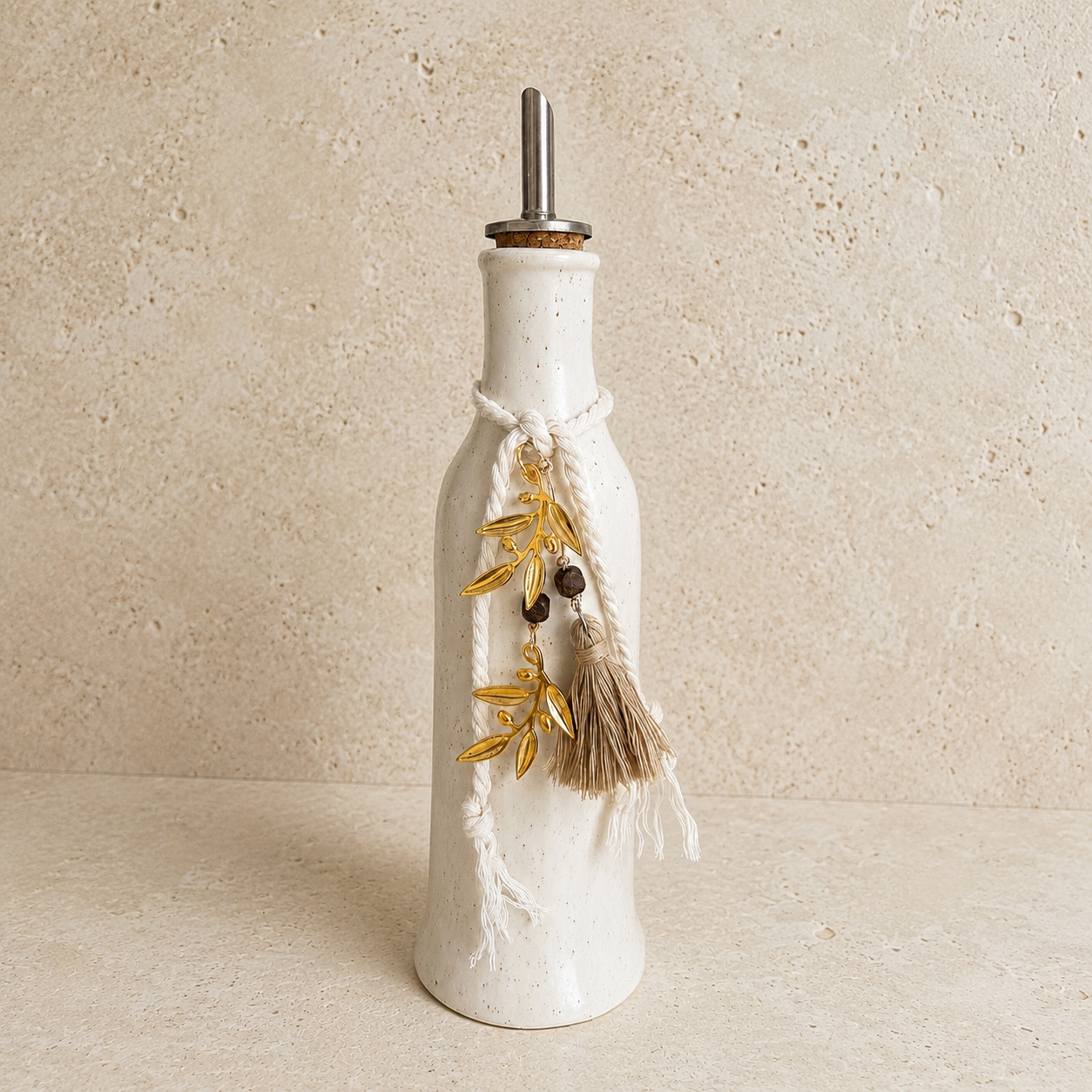 Ceramic Olive Oil Bottle