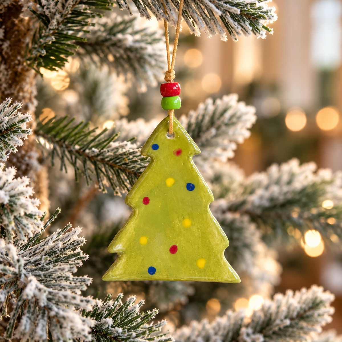 Ceramic Christmas Tree Ornament