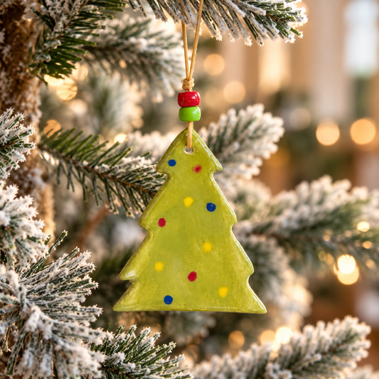 Ceramic Christmas Tree Ornament