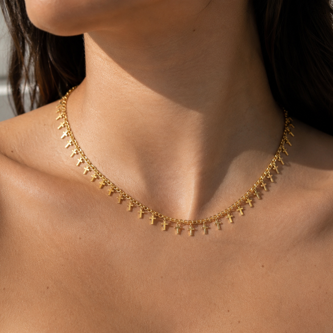 Cross Charm Necklace