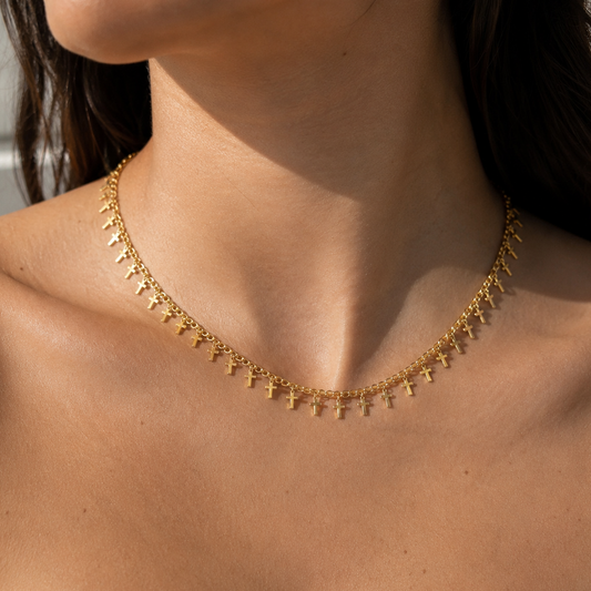 Cross Charm Necklace