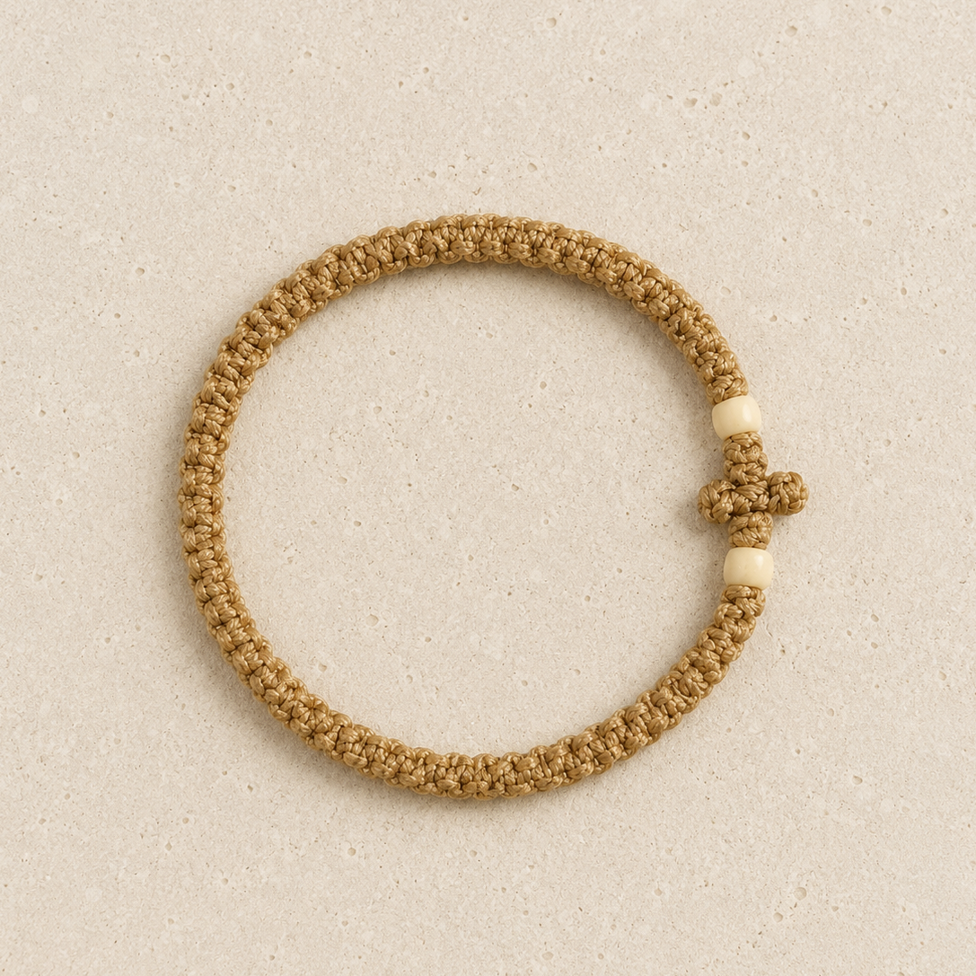 Komboskini Cream Bracelet