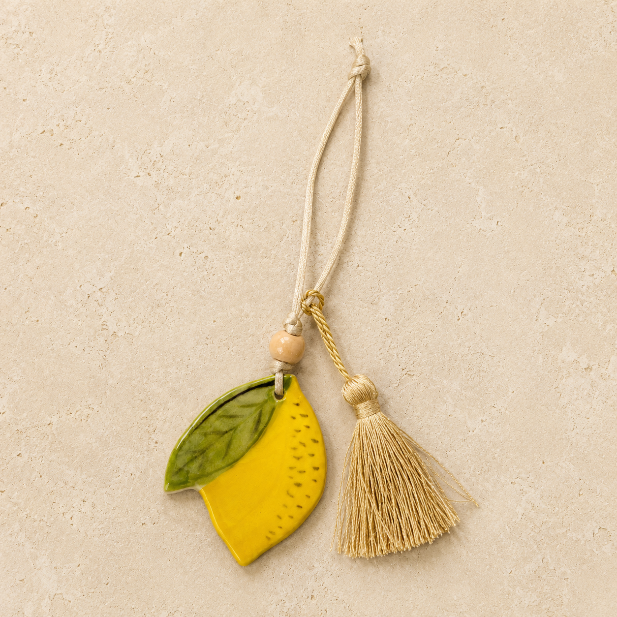 Ceramic Lemon Ornament