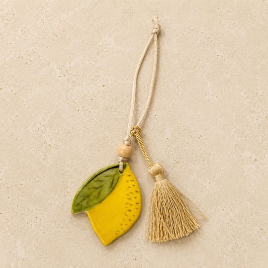 Ceramic Lemon Ornament