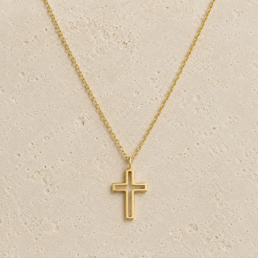 Gold Cross Necklace