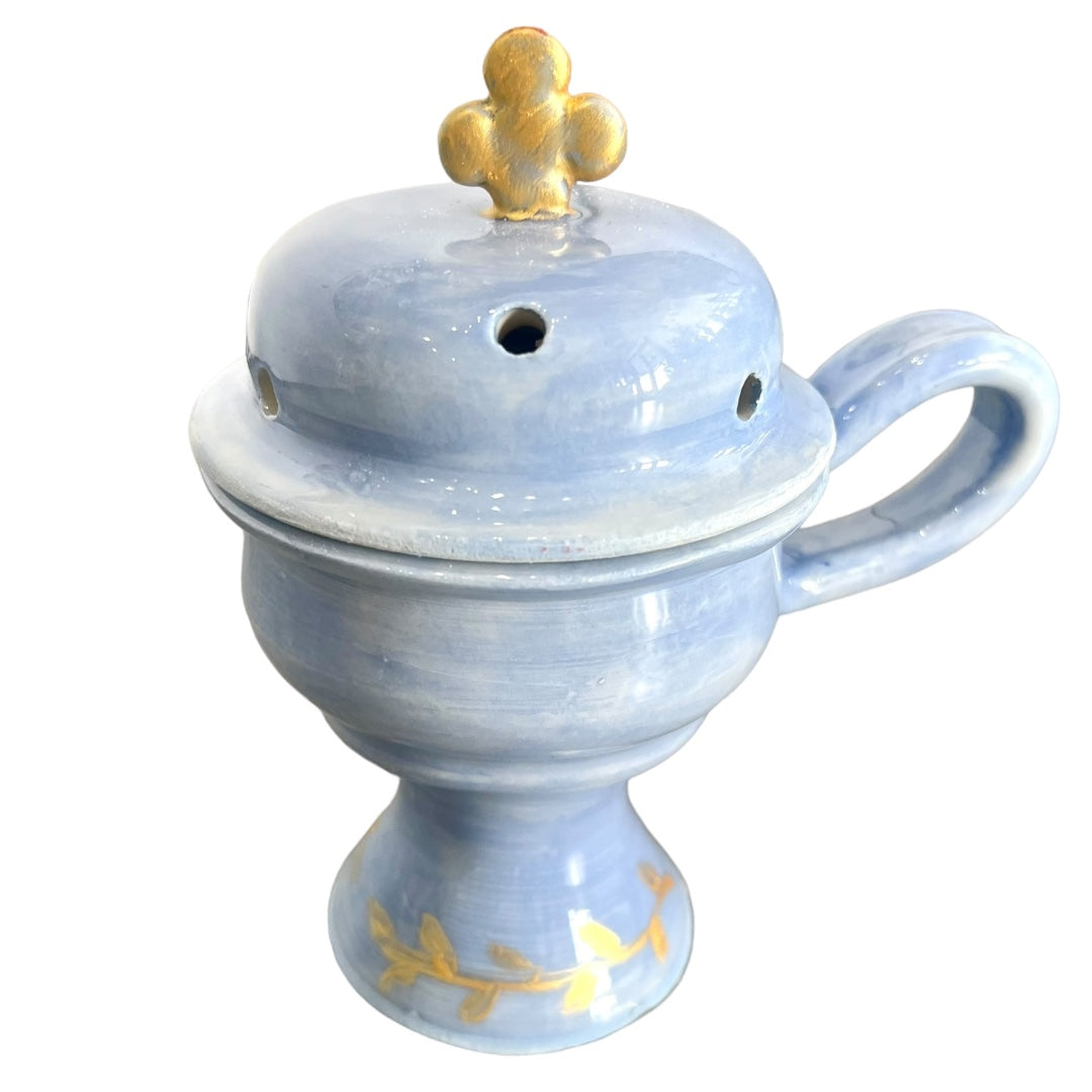 Incense/Kandili Burner Light Blue