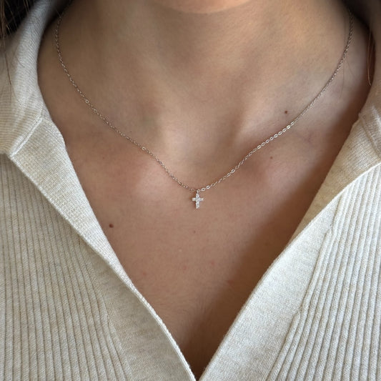 Miniature Sterling Silver Cross