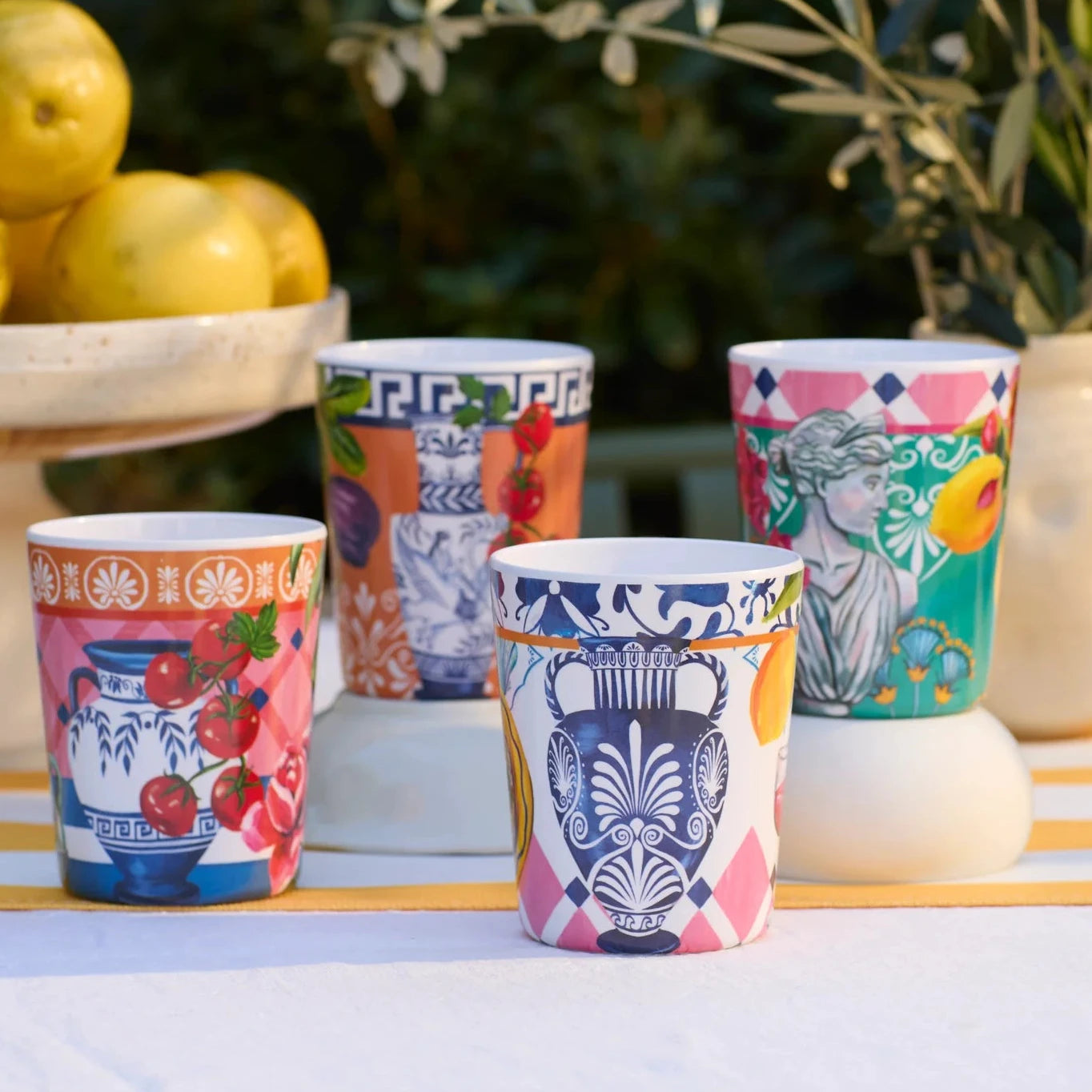 Cup Set Mediterranean Summer