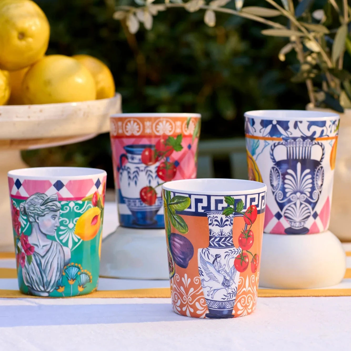 Cup Set Mediterranean Summer
