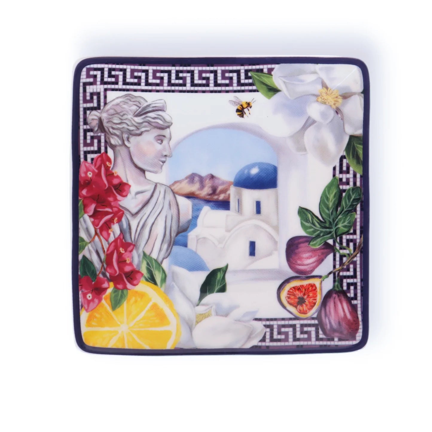 Square Trinket Tray Mediterranean Summer