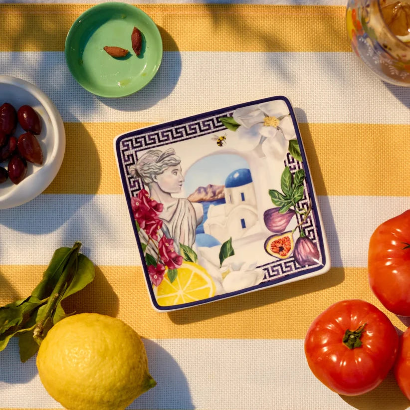 Square Trinket Tray Mediterranean Summer
