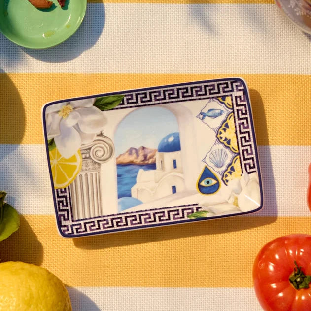 Rectangle Trinket Tray Mediterranean Summer
